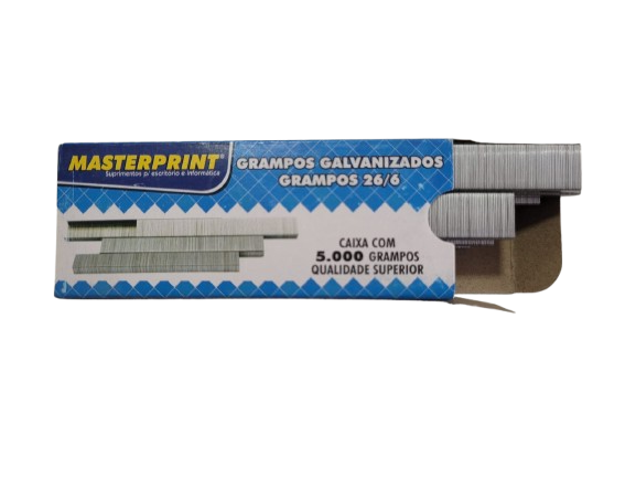 Grampo Galvanizado 26x6 5000 unidades